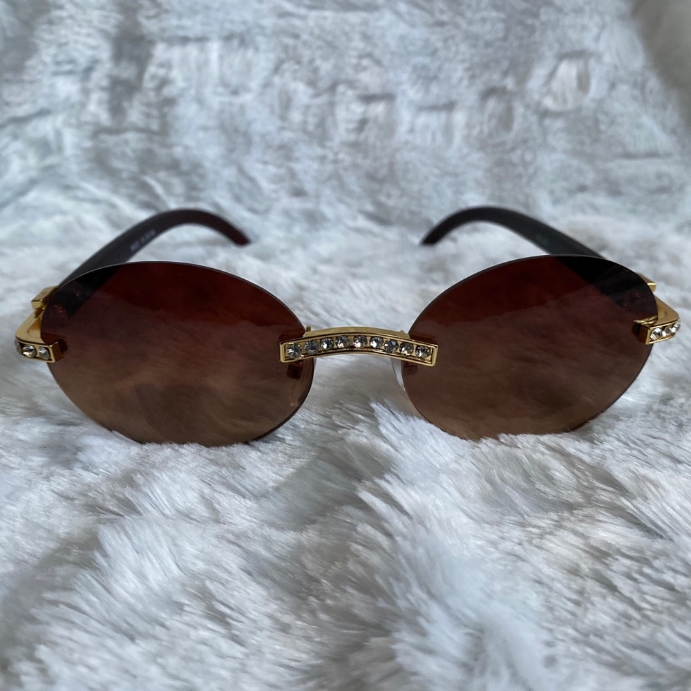 Rimless square lens